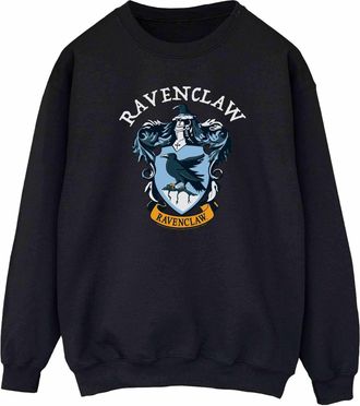 Harry Potter Dames/Dames Ravenclaw Katoenen Sweatshirt (Zwart)