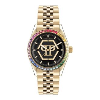 Philipp Plein Date Superlative Rainbow - Dames - Horloges - Geel - ONE Size - Accessoires
