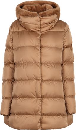 Herno Hooded Techno Fabric Down Jacket