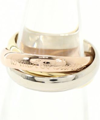 Cartier Trinity Pink White Yellow Band Ring (Pre-Owned)