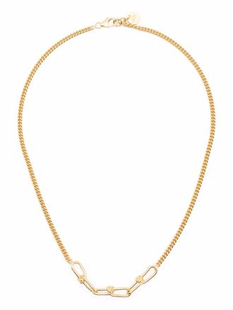 Annelise Michelson Wire boyfriend chain necklace - unisex - Gold Plated Sterling Silver - One Size