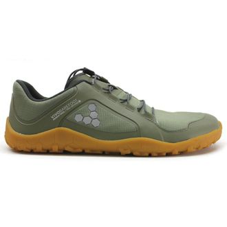 Vivobarefoot Primus Trail II All Weather FG Textile Synthetic Mens Low Top Trainers - Green - Size:UK 11.5