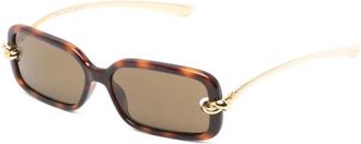 Bottega Veneta Zonnebril - Dames - Zonnebrillen - Bruin - 56 MM - Accessoires