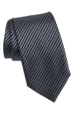 Ermenegildo Zegna Fili Mulberry Silk Tie in Navy at Nordstrom