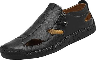 Generic The Original Single Casual Soybean Shoes Mens Leather England Lefou Shoes A Foot Big Yards of Cowhide Mens Shoes New Casual Basketball Shoes for Men (