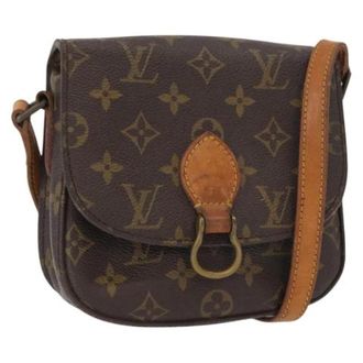 Louis Vuitton Pre-owned Cross Body Bags, female, Brown, Size: ONE SIZE Pre-owned Vintage Canvas Cross Body Bag
