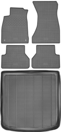 OEM Juego De Alfombrillas De Goma Para Coche Y Maletero Para Audi A4 B9 Kombi A Partir De 2016