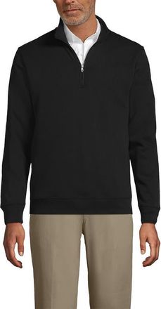 Lands End Adult Quarter Zip Sweatshirt in Black at Nordstrom, Size Xx-Small