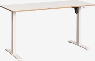 Sklum Escritorio Elevable El&eacute;ctrico Rectangular Con Funci&oacute;n De Memoria En Madera Y Hierro Serpi Sklum &x2194&xfe0e 140 Cm