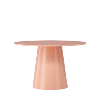 Venture Design Mesa de comedor redonda de madera para 4 personas - Rosa