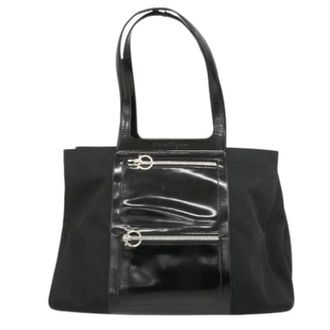 Ferragamo Pre-owned Tote Bags, female, Black, Size: ONE SIZE Pre-owned Nylon handbags