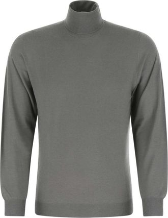 Fedeli Grey wool sweater