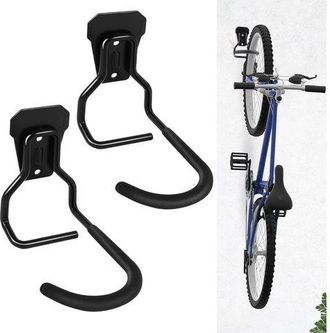 OEM Juego De 2 Ganchos Verticales Para Bicicletas, Soporte Para Bicicletas, Estante De Almacenamiento Resistente Para El Hogar, Soporte Para Bicicletas De