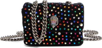 Kurt Geiger Nano Kensington Crystal Crossbody Bag in Black at Nordstrom Rack