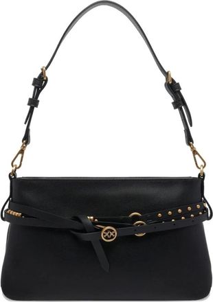 Pinko Pinko, Dames, Tassen, Zwart, Maat: ONE Size Leer