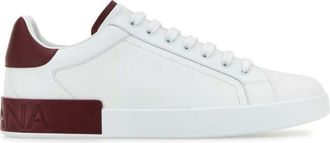 Dolce & Gabbana White Logo Sneakers