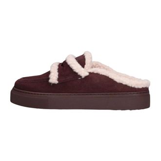 INUIKII Mule Wool - Dames - Pantoffels - Rood - 37 EU - Su&egrave;de - Schoenen