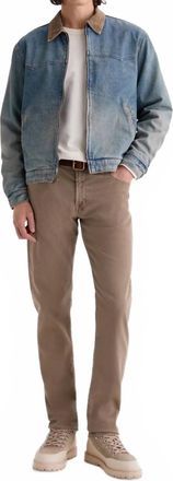 AG - Adriano Goldschmied Tellis Bedford Corduroy Pants In 5 Years Sulfur Industrial Taupe
