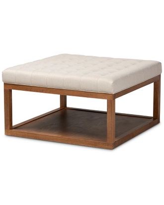 Baxton Studio Alvere Cocktail Ottoman