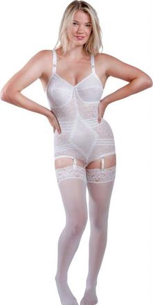 Rago Extra Firm Body Briefer in White at Nordstrom, Size 36Dd