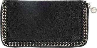 Stella McCartney Zwarte Portemonnee - Regular Fit - Geschikt voor alle temperaturen - Dames - Portefeuilles - Zwart - ONE Size - Polyester - Accessoires