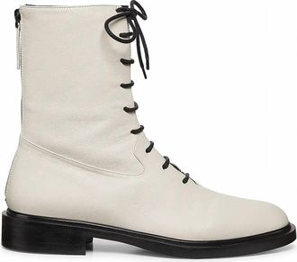 A.Emery Womens Daijah Leather Boot In Eggshell