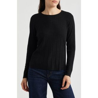 Eileen Fisher Merino Wool Sweater in Charcoal at Nordstrom, Size Xx-Small