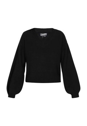 Dreimaster Dreimaster Jumper Dames zwart