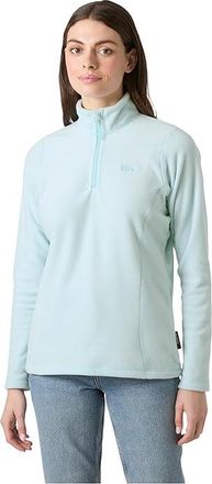 Helly Hansen Fleece 1/2 Zip Womens Sweater Barely Blue : LG, Polyester