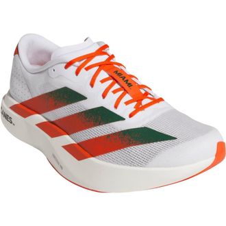adidas Unisex adidas White Miami Hurricanes Adizero Evolution SL Running Shoes at Nordstrom, Size 14