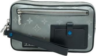 Louis Vuitton Pre-owned Satellite Alpha Clutch - - Pre-owned - Donna - Grigio - ONE SIZE