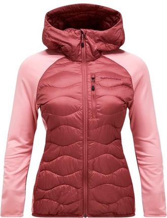 Peak Performance Helium Down Hybrid Hood Daunenjacke f&uuml;r Damen | rot/rosa
