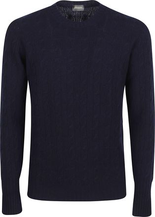 Drumohr Textured Cable Knit Sweater