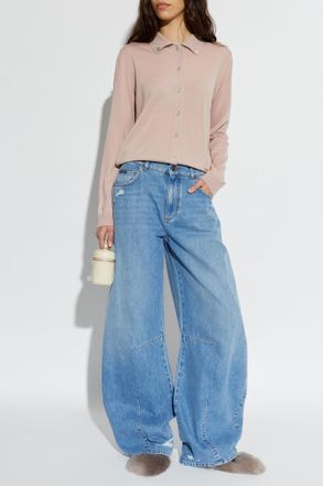 Dolce & Gabbana Wide-leg Jeans, Womens, Blue