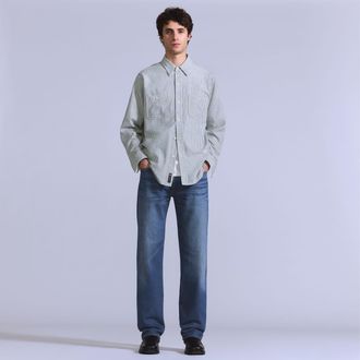 Levi's Blue Tab Anchor Relaxed Jeans - Mens - 28X32 - Blue