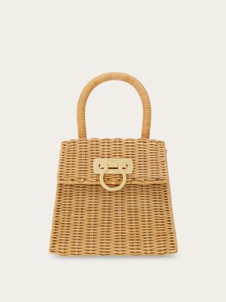 Ferragamo Women Iconic Top Handle (S) Beige