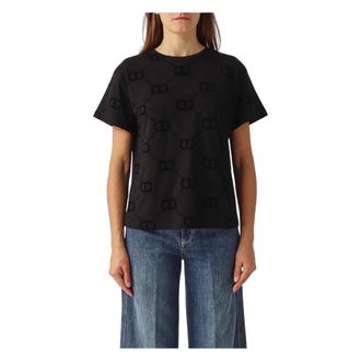 Twinset Mujer, Camisetas, Negro, Talla: M