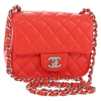 Chanel Pre-owned Vintage Shoulder Bag - Dames - Pre-owned - Rood - Maat: ONE Size Leer