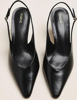 Maeve Slingback Kitten Heels