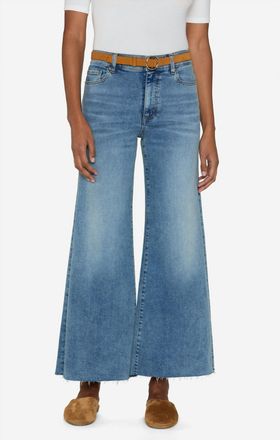 Frame Denim Le Palazzo Crop Jeans In Crave Raw After
