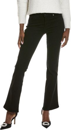 7 For All Mankind Kimmie Black Form Fitted Bootcut Jean