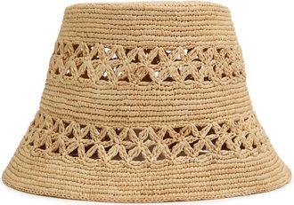 Zimmermann Raffia Bucket hat - Natural - S (UK8-10 / S)