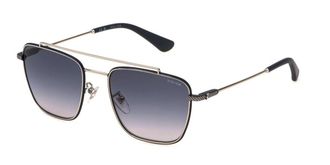 Police SPLN38 OCTANE 10 0579 Mens Sunglasses Silver Size 54