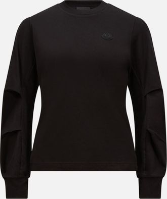 Moncler Black Crewneck Logo T-Shirt