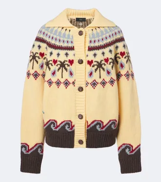 Alanui Sweet Winter virgin wool cardigan