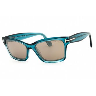 Tom Ford Ladies Blue Cat Eye Sunglasses FT1085