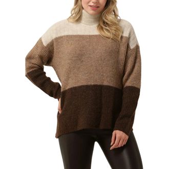 Minimum Truien & Vesten, Dames, Veelkleurig, S, Bruin Gebreid Caline 9595