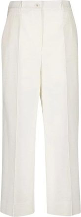 Dolce & Gabbana Dames, Broeken, Wit, Maat: XS Viscose