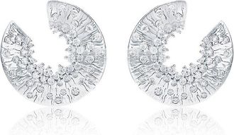 Suzy Levian Suzy Levian Silver Cz Confetti Earrings