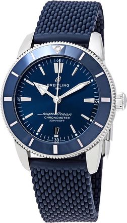 Breitling Pre-owned Breitling Superocean Heritage II Automatic Chronometer Blue Dial Mens Watch AB2030161C1S1